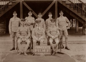 Pionererne fra de 1. Royal Munster Fusiliers, Rangoon, Burma, 1913. af Unbekannt