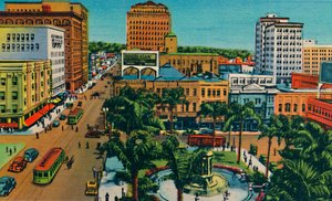 Plaza. San Diego, Californien, c1941 af Unbekannt