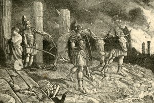 Ploven kørt over Kartago, 1890. af Unbekannt