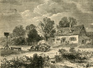 Ploven ved Kensal Green, 1830, c1876. af Unbekannt