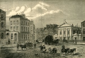 Polygonen, Somers Town, i 1850, c1876. af Unbekannt