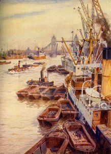 The Pool of London, c1948. af Unbekannt