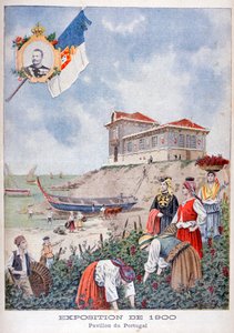 Den portugisiske pavillon på verdensudstillingen i 1900, Paris, 1900 af Unbekannt