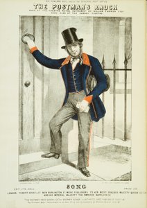 The Postmans Knock c1855. af Unbekannt