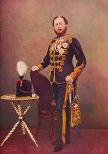 Prinsen af Wales som oberst for de 10. husarer, c1865 1910 af Unbekannt