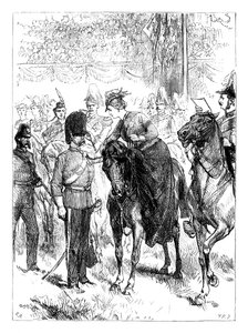 Dronningen distribuerer Victoria Crosses i Hyde Park, London, c1850