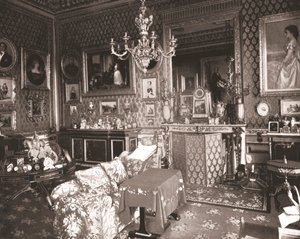 The Queens Sitting Room, Windsor Castle, Berkshire, 1894. af Unbekannt