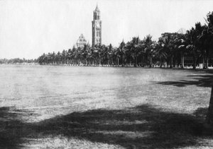 Rajabai Tower, University of Bombay, Indien, c1918 af Unbekannt