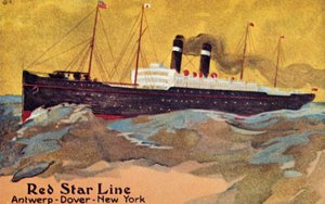 The Red Star Line, c1900. af Unbekannt