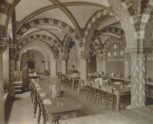 The Refectory, Buckfast Abbey, slutningen af det 19.-begyndelsen af det 20. århundrede af Unbekannt