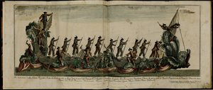 Regattaen i Venedig til ære for prins Edward 1739-1767, hertug af York, den 4. juni 1764, ca 1764 af Unbekannt