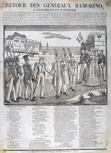 General Ramorinos tilbagevenden, 1831 af Unbekannt