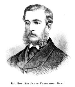 The Right Honourable Sir James Fergusson, 1886 af Unbekannt
