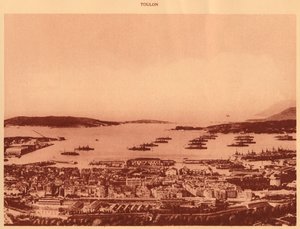 The Roadstead, Toulon, 1930. af Unbekannt