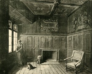 Værelset i Edinburgh Castle, hvor James VI. Født 1890. af Unbekannt