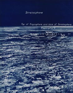 Jordens rotunditet fra stratosfæren, 1935 af Unbekannt