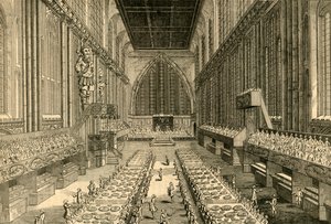 Den kongelige banket i Guildhall, 1761, 1897. af Unbekannt