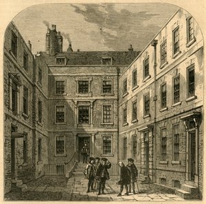 Royal Societys House i Crane Court, 1897. af Unbekannt