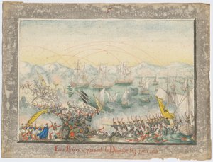 Russerne krydsede Donau i 1828, 1829 af Unbekannt