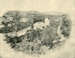 The Salmon Ponds Road, 1901. af Unbekannt