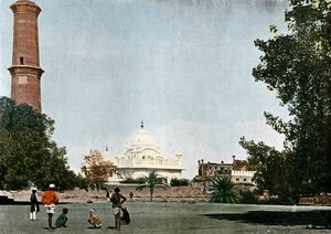Samadhi af Ranjit Singh, Lahore, Indien, c1890 af Unbekannt