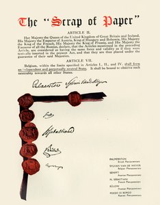 The Scrap of Paper, 1919. af Unbekannt