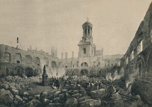 Den anden kongelige udveksling efter branden i 1838, 1928 af Unbekannt