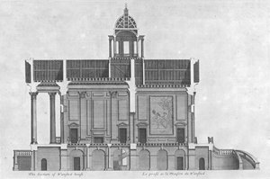 Afdelingen af Wansted Hus, 1700-tallet. af Unbekannt