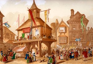 Shakespeare-jubilæet i Stratford upon Avon, c1850 af Unbekannt