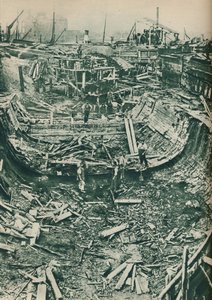 Skibet der blev til en tørdok, 1937 af Unbekannt