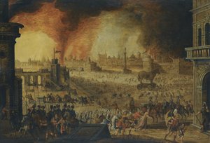 Belejringen af Troja, 1600-tallet af Unbekannt