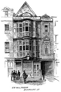 Det offentlige hus Sir Paul Pindar, Bishopsgate Street, London, 1887 af Unbekannt
