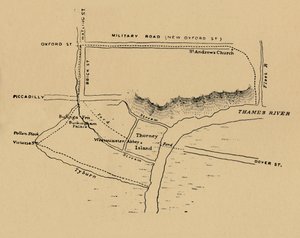 Situationen i Westminster, 1908 af Unbekannt