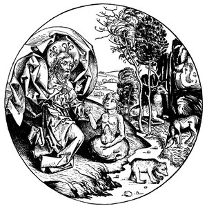 Skabelsens sjette dag, 1493 af Unbekannt