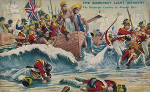 Somerset lette infanteri. Den desperate landing ved Aboukir Bay, 1801, 1939. af Unbekannt