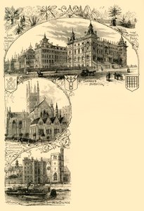 De sydlige forstæder, c1878. af Unbekannt