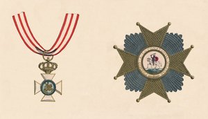 Den spanske St. Hermenegildo-orden, c1800-tallet af Unbekannt