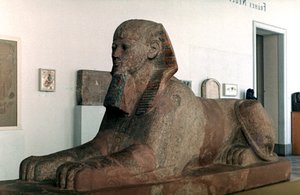 Dronningen Hatschepsuts sfinx, 1450 af Unbekannt
