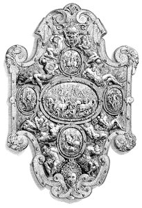 Statens skjold af Charles V, 1500-tallet 1882 af Unbekannt