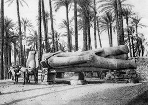 Statuen af Ramses II, Cairo, Egypten, c1920