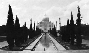 Taj Mahal, Agra, Indien, 1916-1917 af Unbekannt