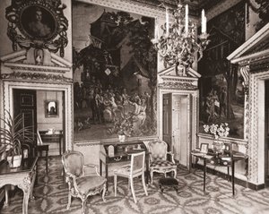 The Tapestry Room, Chiswick House, London, 1894. af Unbekannt