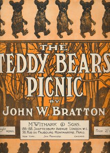 Teddy Bears Picnic, 1907. af Unbekannt