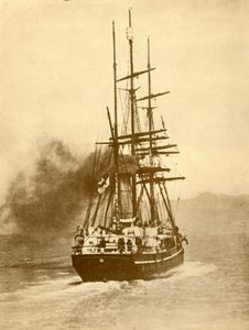 Terra Nova, en berømt hvalfanger, der har deltaget i adskillige britiske antarktiske ekspeditioner, c1 af Unbekannt