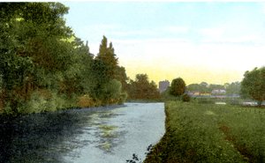 Themsen ved Cookham, Berkshire, 20. århundrede af Unbekannt
