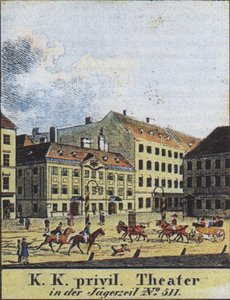 Theater an der Wien, Wien, begyndelsen af det 19. århundrede af Unbekannt