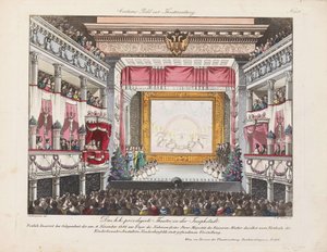 Teatret in der Josefstadt, 1844. af Unbekannt