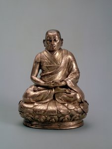 Den tredje Dalai Lama Sonam Gyatso 1543-1588, 16.-17. århundrede af Unbekannt