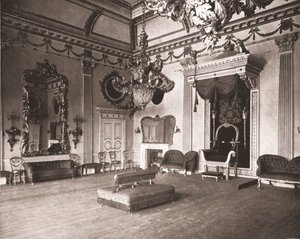 The Throne Room, Dublin Castle, Dublin, Irland, 1894. af Unbekannt