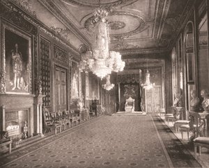 The Throne Room, Windsor Castle, Berkshire, 1894. af Unbekannt